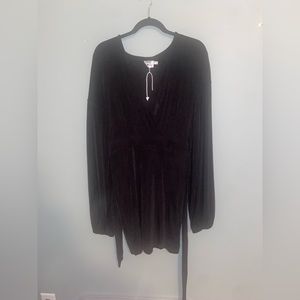 Long sleeve black dress size 12